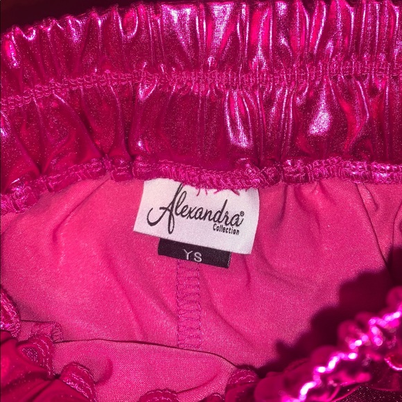 Alexandria metallic pink lightweight joggers YS - Picture 3 of 4